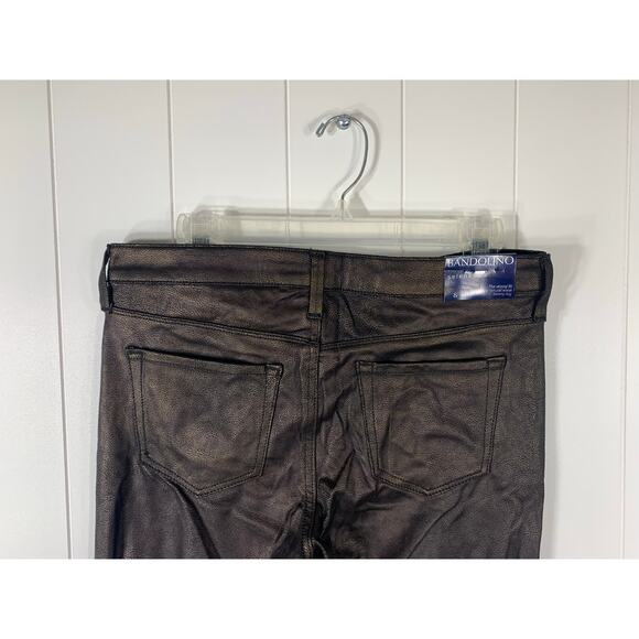 Women’s Bandolino Skinny Fit Leggings “Selene” Charcol Gold size 8 - NEW!!65 - Picture 5 of 6